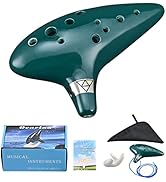 Amazon.com: Ocarina 12-Hole Alto C Ceramic Piccolo, Musical